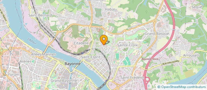 localisation de l'entreprise MADAME CATHERINE BOURREAU  BAYONNE