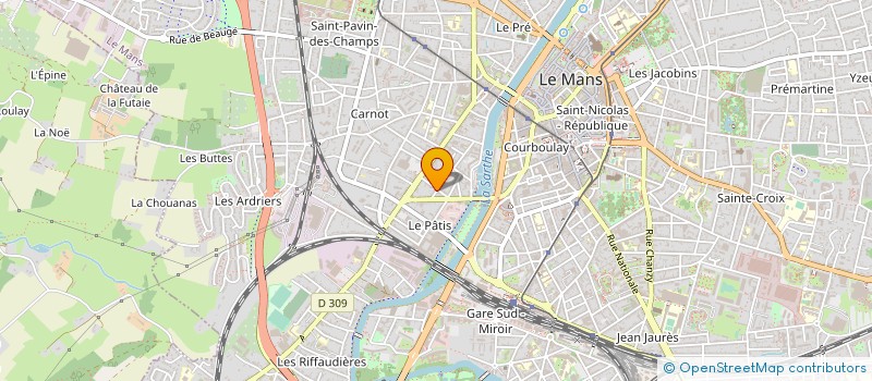 localisation de l'entreprise MADAME CATHERINE BOUSQUET à LE MANS