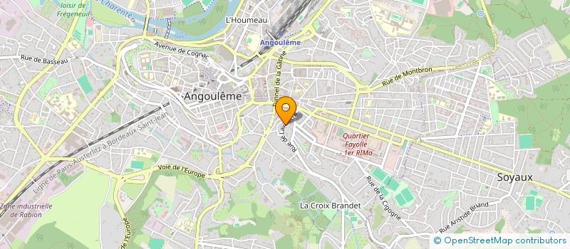 localisation de l'entreprise MADAME CATHERINE BOUSSIRON à ANGOULEME