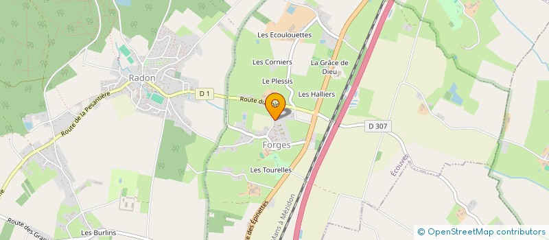 localisation de l'entreprise MADAME CATHERINE BOUTIGNY à ECOUVES
