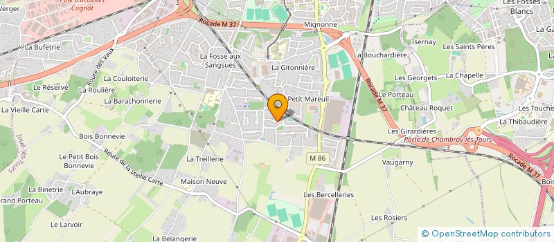 localisation de l'entreprise MADAME CATHERINE BOUTIN  JOUE-LES-TOURS