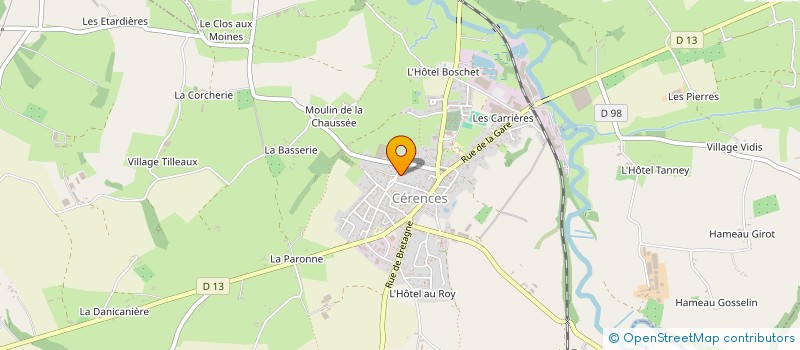 localisation de l'entreprise MADAME CATHERINE BOUTTEN à CERENCES