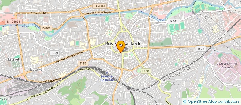 localisation de l'entreprise MADAME CATHERINE BOUYGUES  BRIVE-LA-GAILLARDE