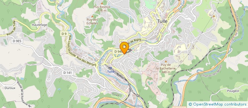 localisation de l'entreprise MADAME CATHERINE BOUYOUX  TULLE