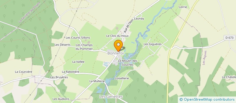 localisation de l'entreprise MADAME CATHERINE BOUZANQUET à BONNEFOI