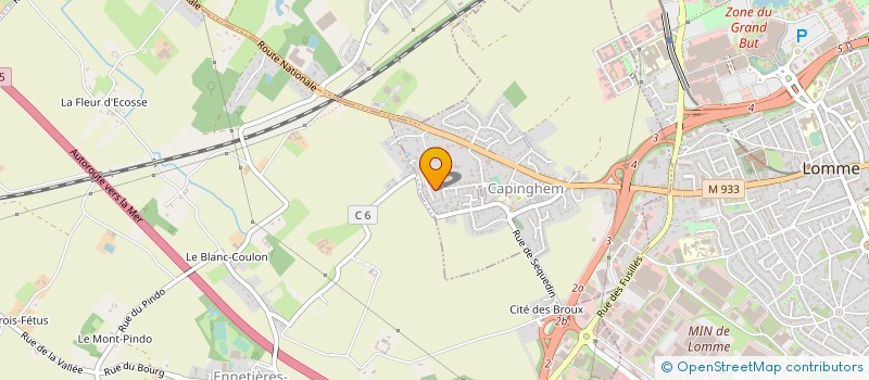 localisation de l'entreprise MADAME CATHERINE BRABANT à LILLE
