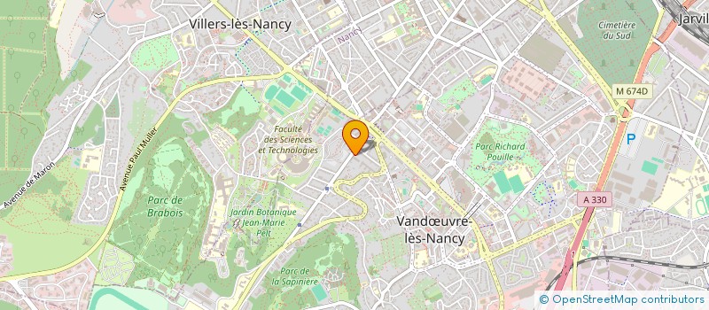 localisation de l'entreprise MADAME CATHERINE BRANDT  VANDUVRE-LES-NANCY