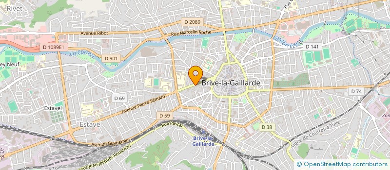 localisation de l'entreprise MADAME CATHERINE BRAULT  BRIVE-LA-GAILLARDE