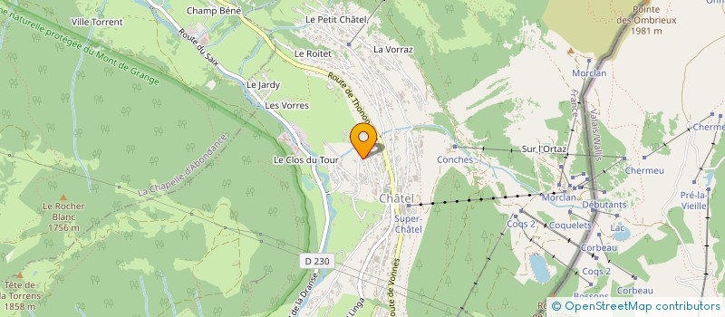 localisation de l'entreprise MADAME CATHERINE BRAZIER  CHATEL