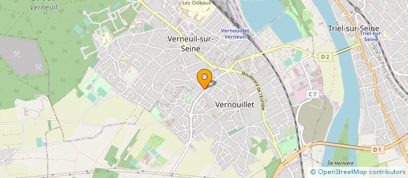 localisation de l'entreprise MADAME CATHERINE BREBEL  VERNOUILLET