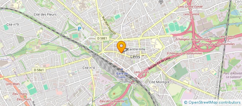 localisation de l'entreprise MADAME CATHERINE BRENCZ  LENS