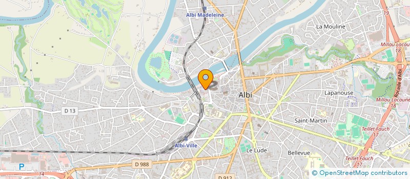 localisation de l'entreprise MADAME CATHERINE BRESSON à ALBI