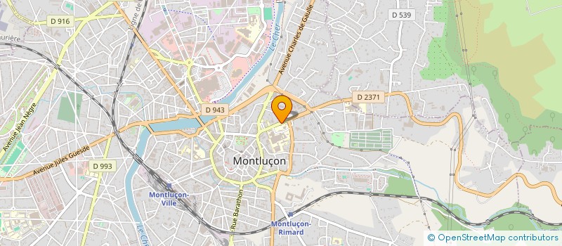 localisation de l'entreprise MADAME CATHERINE BRETTON  MONTLUCON