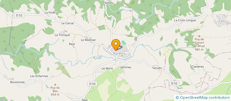 localisation de l'entreprise MADAME CATHERINE BRICOUT à AYRENS