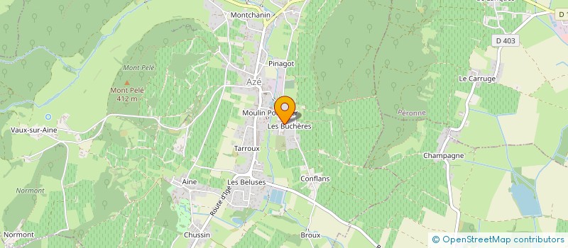 localisation de l'entreprise MADAME CATHERINE BRIDET  AZE