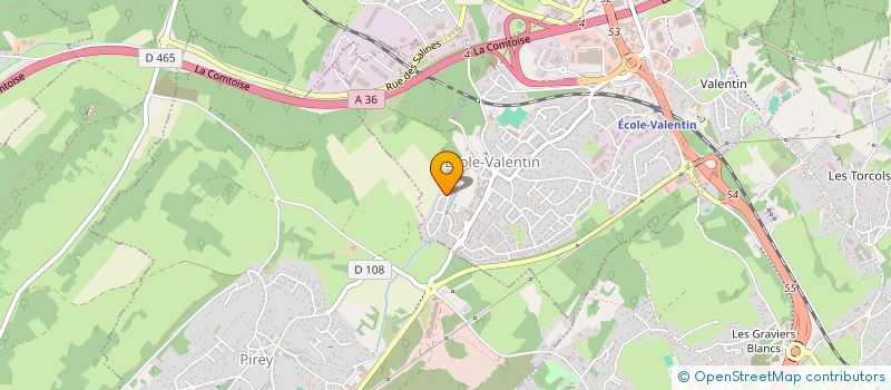 localisation de l'entreprise MADAME CATHERINE BRIGITTE POIGNAND  ECOLE-VALENTIN