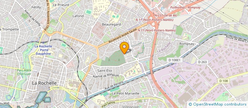 localisation de l'entreprise MADAME CATHERINE BRILLAUD  LA ROCHELLE