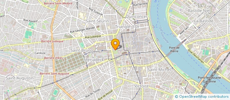 localisation de l'entreprise MADAME CATHERINE BRILLET  BORDEAUX