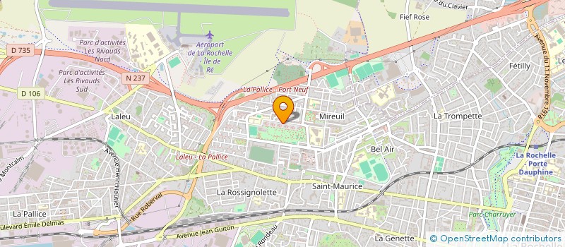 localisation de l'entreprise MADAME CATHERINE BRIOU  LA ROCHELLE