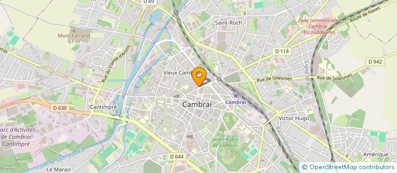 localisation de l'entreprise MADAME CATHERINE BRISSE  CAMBRAI