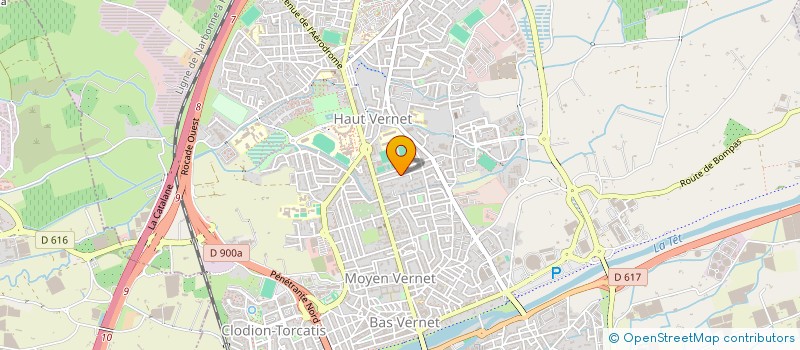 localisation de l'entreprise MADAME CATHERINE BROCH  PERPIGNAN