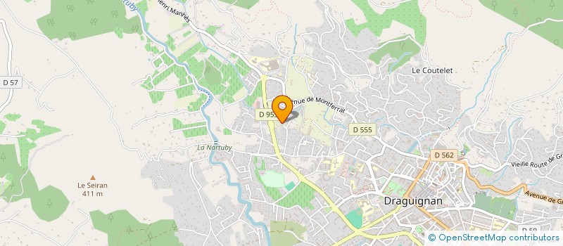 localisation de l'entreprise MADAME CATHERINE BROCH  DRAGUIGNAN