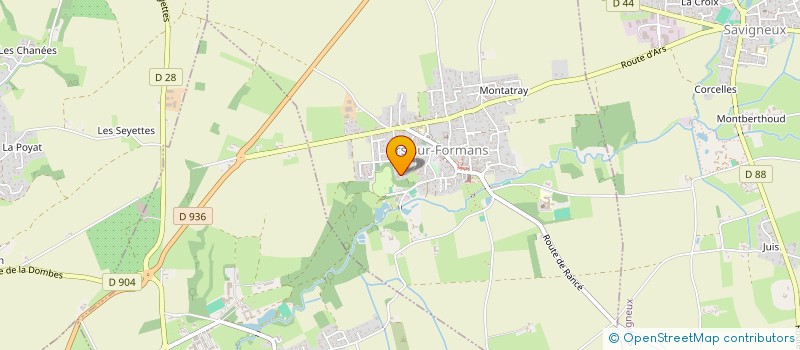 localisation de l'entreprise MADAME CATHERINE BROCHIER  SAINT-DIDIER-DE-FORMANS