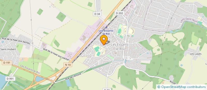 localisation de l'entreprise MADAME CATHERINE BROWNE  LES ESSARTS-LE-ROI