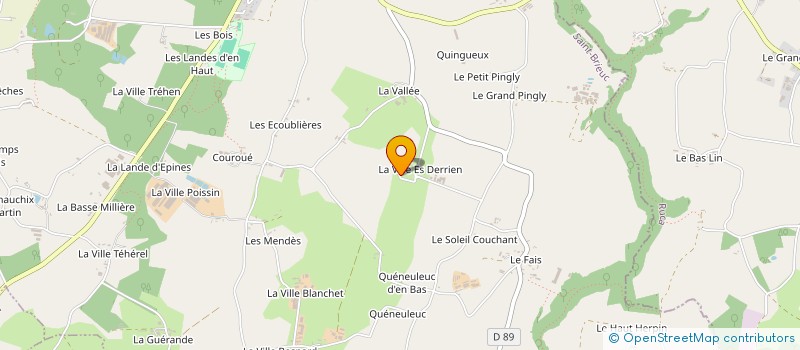 localisation de l'entreprise MADAME CATHERINE BRUCE  HENANBIHEN