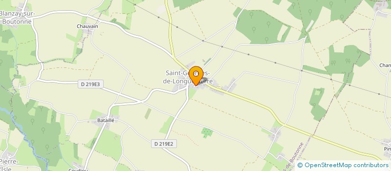 localisation de l'entreprise MADAME CATHERINE BRULEAU  SAINT-GEORGES-DE-LONGUEPIERRE