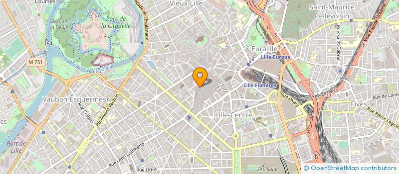 localisation de l'entreprise MADAME CATHERINE BRULIN à LILLE