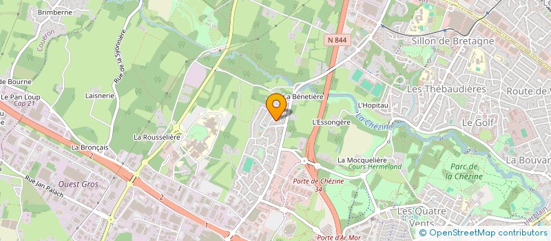 localisation de l'entreprise MADAME CATHERINE BRUN  SAINT-HERBLAIN