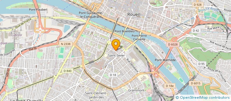 localisation de l'entreprise MADAME CATHERINE BRUNE à ROUEN