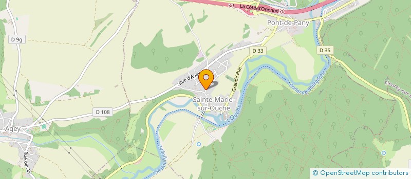 localisation de l'entreprise MADAME CATHERINE BRUNEAU  SAINTE-MARIE-SUR-OUCHE