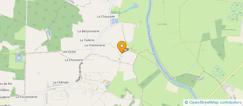 localisation de l'entreprise MADAME CATHERINE BRUNEAU  CHEFFES