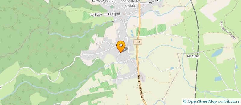 localisation de l'entreprise MADAME CATHERINE BRUNIER à MARCILLY-LE-CHATEL