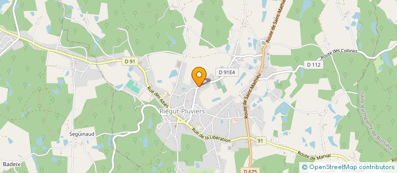 localisation de l'entreprise MADAME CATHERINE BUCKLEY  PIEGUT-PLUVIERS