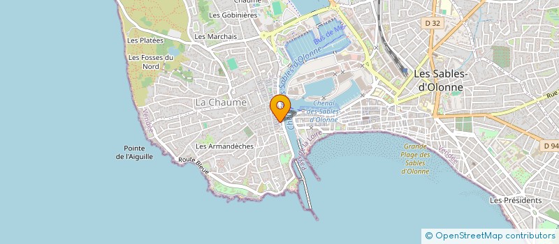 localisation de l'entreprise MADAME CATHERINE BUFFET à LES SABLES-D'OLONNE