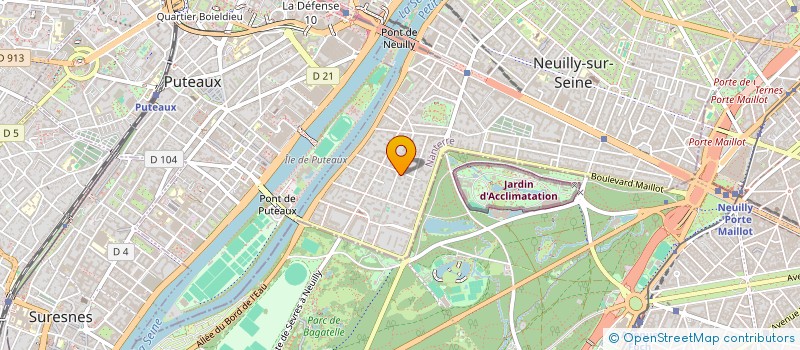 localisation de l'entreprise MADAME CATHERINE BUGNON à NEUILLY-SUR-SEINE