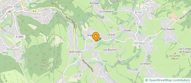 localisation de l'entreprise MADAME CATHERINE BUILLET  BRIE-ET-ANGONNES