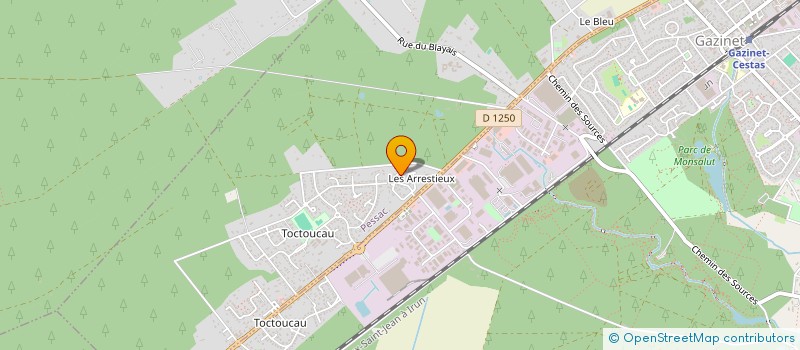 localisation de l'entreprise MADAME CATHERINE BUIS  PESSAC