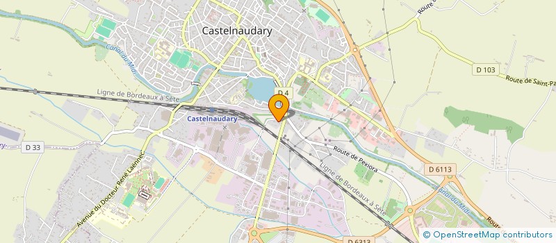 localisation de l'entreprise MADAME CATHERINE BUNOUST  CASTELNAUDARY