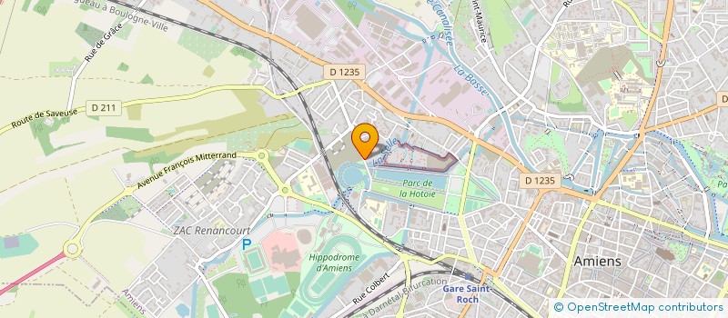 localisation de l'entreprise MADAME CATHERINE BUQUET  AMIENS