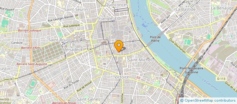 localisation de l'entreprise MADAME CATHERINE BUREU  BORDEAUX