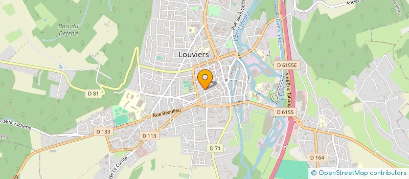 localisation de l'entreprise MADAME CATHERINE BURGAN à LOUVIERS