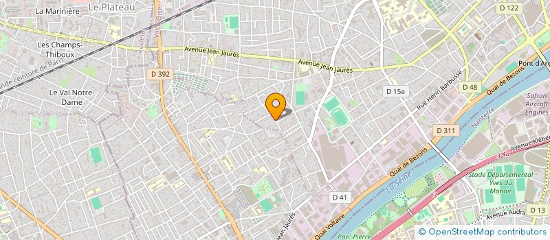 localisation de l'entreprise MADAME CATHERINE BURNET  ARGENTEUIL