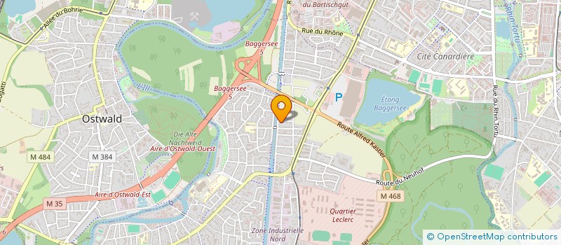 localisation de l'entreprise MADAME CATHERINE BURY  ILLKIRCH-GRAFFENSTADEN