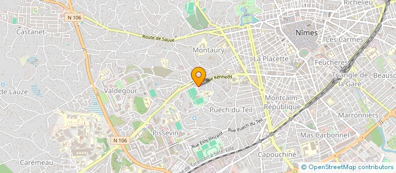 localisation de l'entreprise MADAME CATHERINE BURY  NIMES