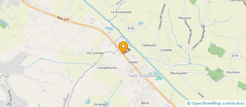 localisation de l'entreprise MADAME CATHERINE BUSCATTO  SAINT-NAUPHARY