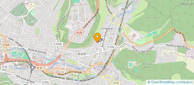 localisation de l'entreprise MADAME CATHERINE BUSSON  DARNETAL